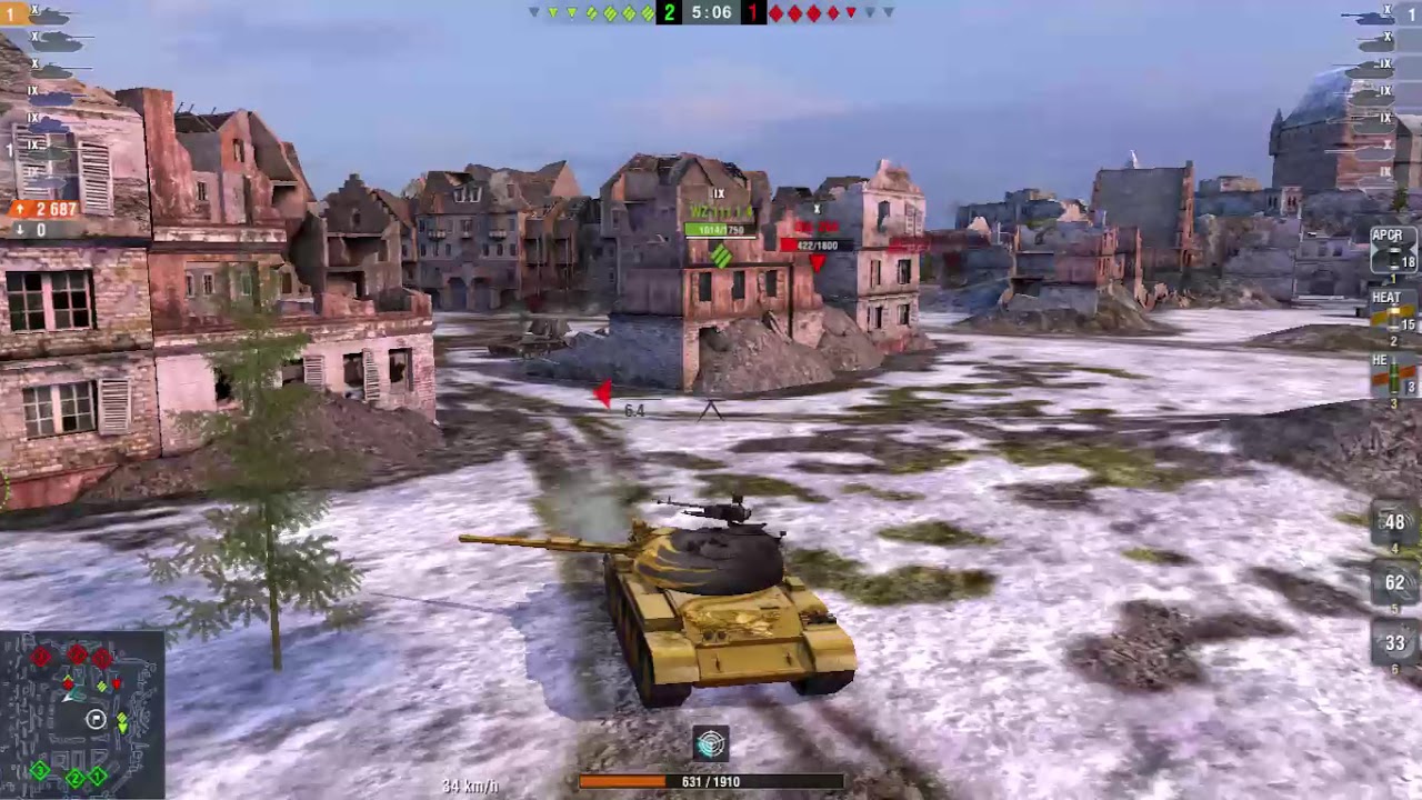 купить танк 121B World of Tanks Blitz