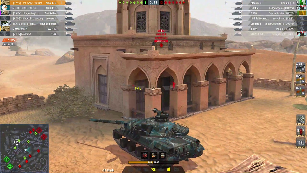 купить танк AMX 30 B World of Tanks Blitz