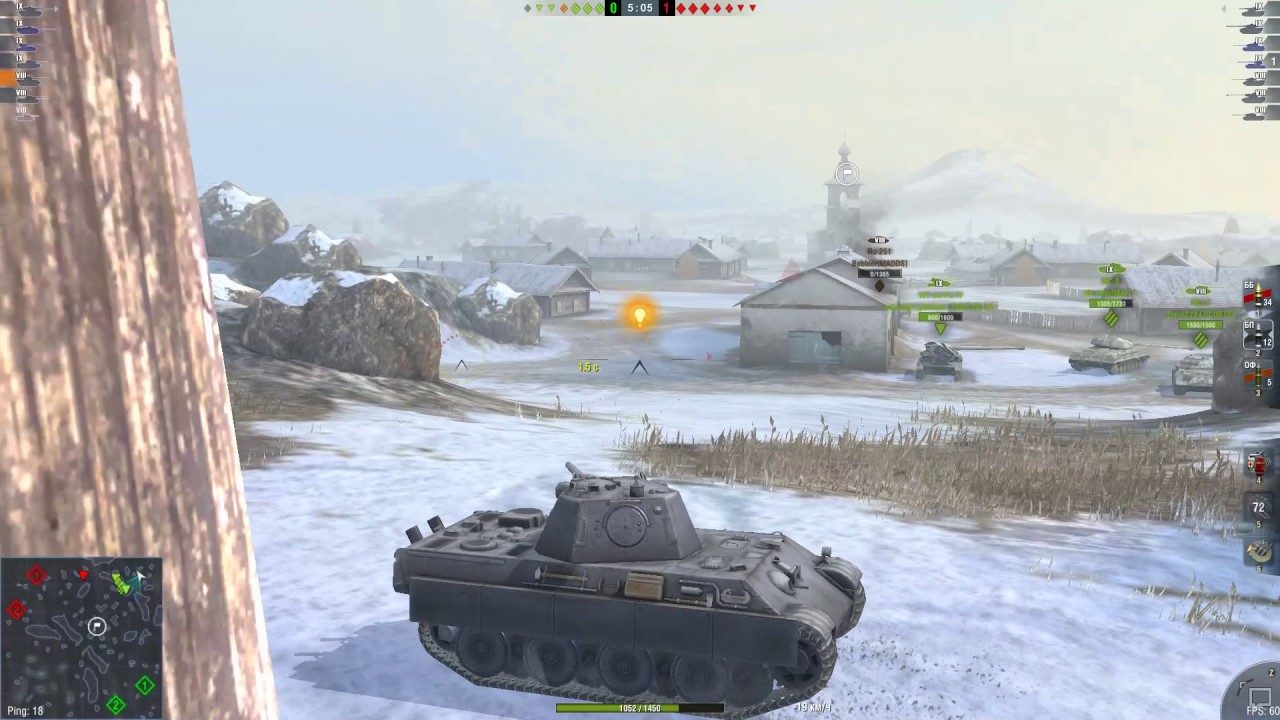 купить танк Panther 8,8 cm World of Tanks Blitz